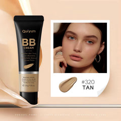 Ultimate High Coverage BB Cream: Waterproof Foundation & Concealer for Radiant, Long-Lasting Makeup - 420-Chocolate