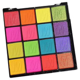 Vibrant 16-Color Pearlescent Eyeshadow Palette - Matte & Shimmer for Lasting Beauty - 1