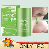 Original Facial Remove Blackhead Green Tea Solid Mask Treat Acne Blemish Black Dots Clean Stick Cream Shrink Pores Skin Care