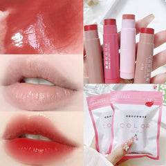 Cute Red Tint Lipstick Set - Moisturizing Colored Lip Balm for Vibrant, Hydrated Lips