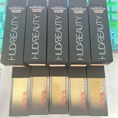 Fauxfilter Luminous Matte Foundation Liquid Foundation Moisturizing Make-Up Waterproof Long-Lasting Concealer Liquid Foundation