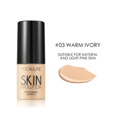 Focallure 8 Colors Face Foundation Makeup Base Liquid Foundation Cream Full Coverage Concealer Moisturizing Face Make Up - 03