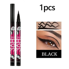 Ultra-Black Waterproof Tattoo Eyeliner Pen - Long-Lasting, Quick-Drying Eye Makeup for Bold Styles - 1Pcs