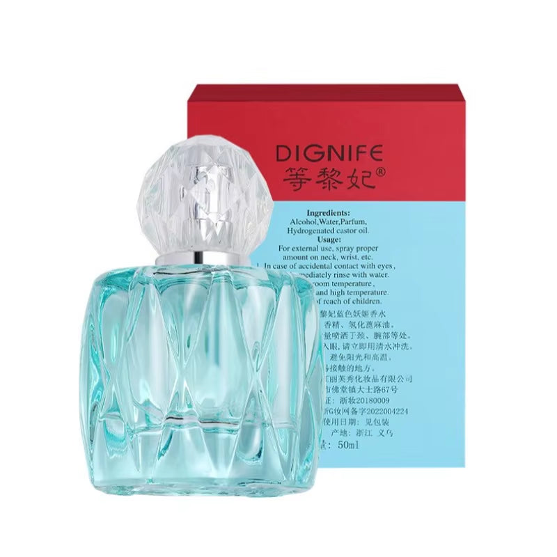 Enchant Your Senses with 50Ml Blue Enchantress Fruity Eau De Parfum – Elegant Long-Lasting Fragrance with Orange, Jasmine, Sandalwood & Musk Notes