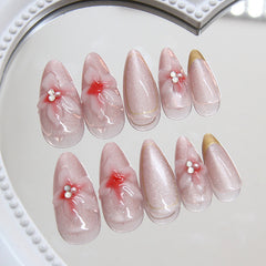 Three-Dimensional Carved Cat'S Eye Line Wearing Armor Removable Nail Sticker