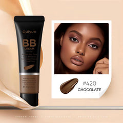 Ultimate High Coverage BB Cream: Waterproof Foundation & Concealer for Radiant, Long-Lasting Makeup - 420-Chocolate