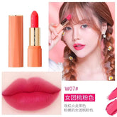 Vibrant Orange Matte Lipstick - Long Lasting Silky Smooth Lip Glaze for Sexy All-Day Wear - W07