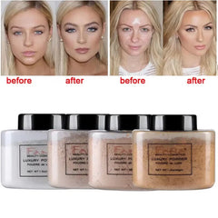 Luxury Banana Powder for Women – Oil-Control Loose Face Foundation, Waterproof Beauty Makeup Cosmetics - 02