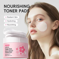 Blossom 40 Pads Day & Night Toning Cleansing Moisturizing Makeup Remover Pads