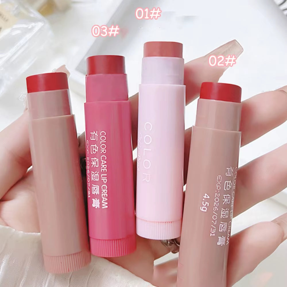Cute Red Tint Lipstick Set - Moisturizing Colored Lip Balm for Vibrant, Hydrated Lips