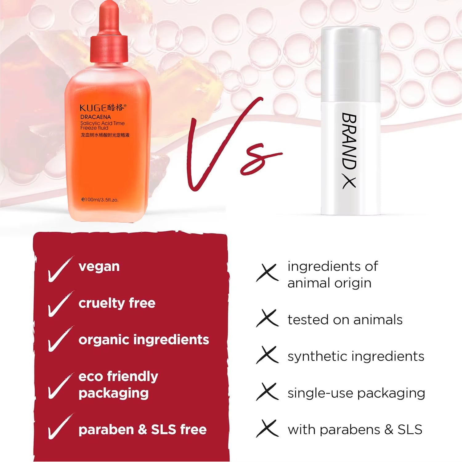 Revitalize Your Skin with Dragon Blood Anti-Aging Serum - Firming, Lifting & Brightening Moisturizer - 3 Pieces / 30Ml