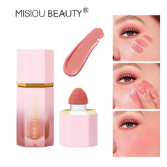 Longlasting Natural Liquid Blush Stick - Waterproof Contouring & Brightening Makeup for All Skin Types - 01
