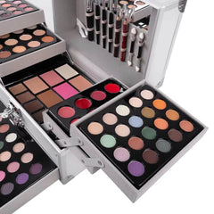 Ultimate All-in-One Makeup Gift Set - Complete Face Kit with Powder, Eyeshadow Palette, Lipstick, Brushes, Highlighter & Bronzer for Stunning Looks - Talin Store