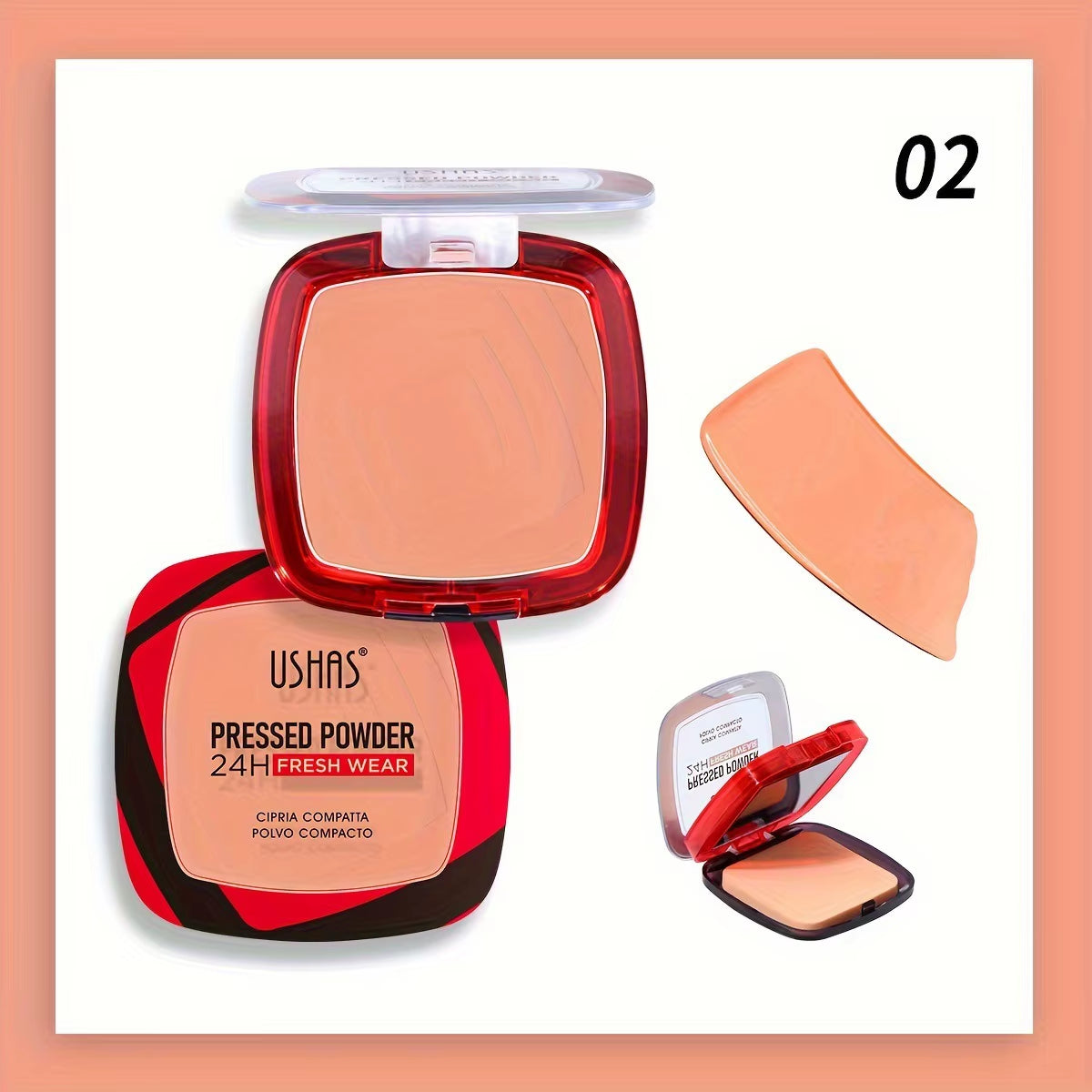 Ultimate Oil Control Setting Powder - Waterproof, Poreless, and Long-Lasting Matte Formula - 08