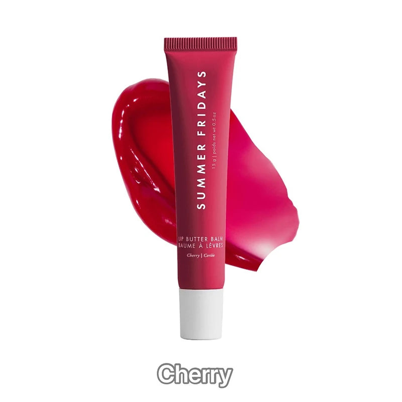 Summer Fridays Lip Balm - Moisturizing Mirror Lip Gloss with Vanilla Pink Sugar & Coffee Cake Scent - Poppy