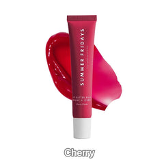 Summer Fridays Lip Balm - Moisturizing Mirror Lip Gloss with Vanilla Pink Sugar & Coffee Cake Scent - Cherry