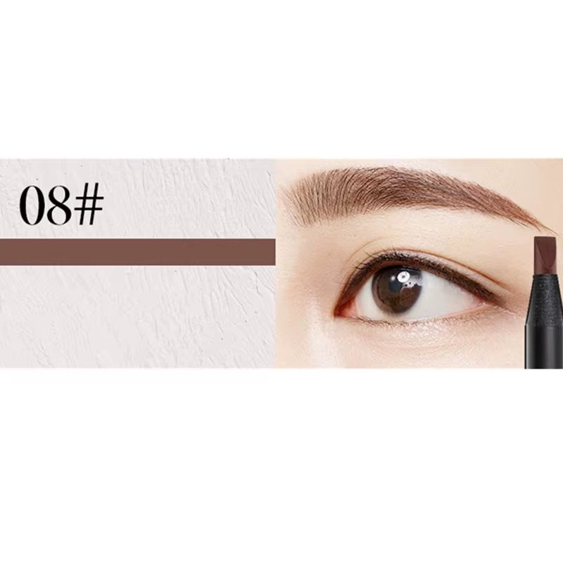 Hard Core Waterproof White Eyeliner - Long-Lasting Permanent Makeup Eyebrow Pencil for Makeup Artists