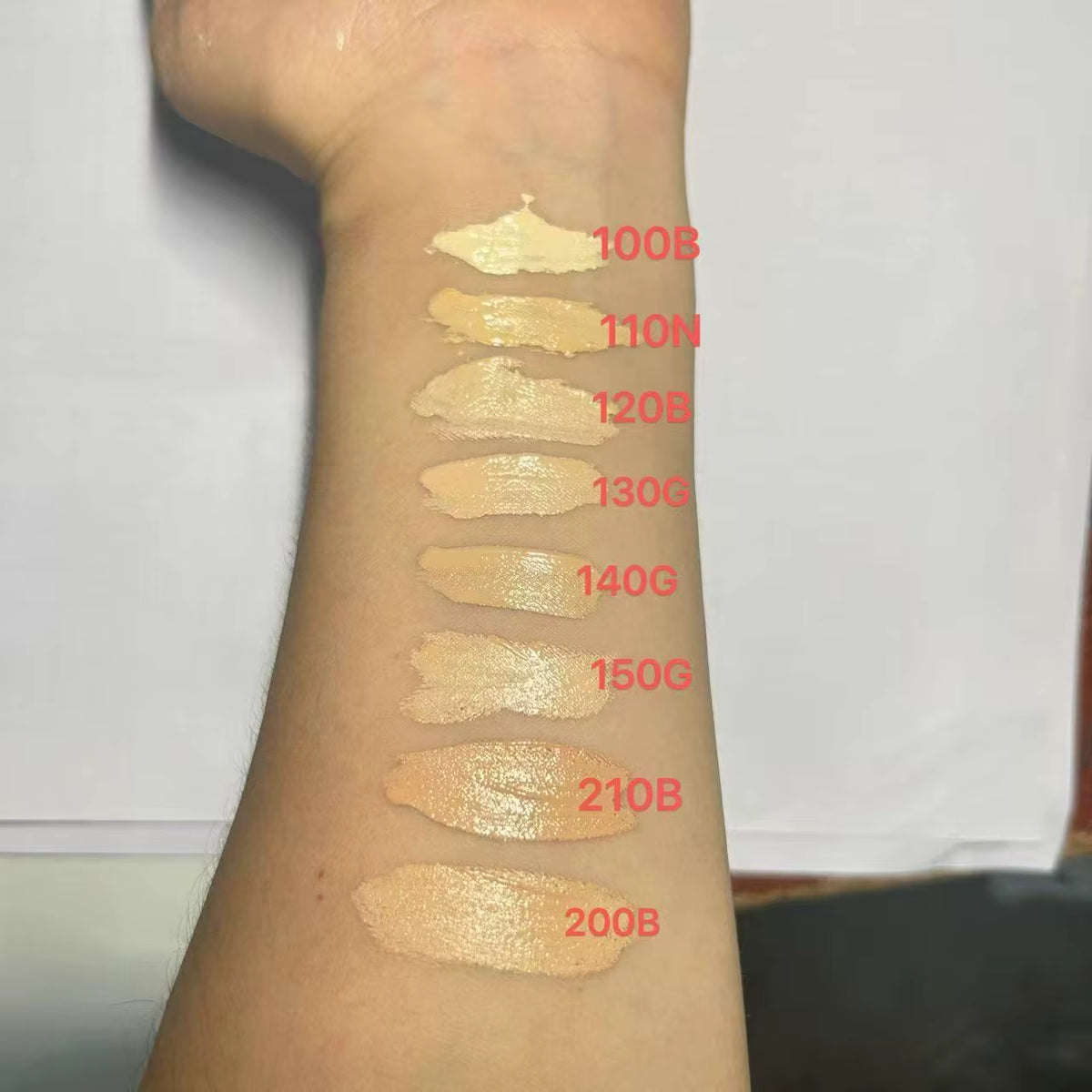 Fauxfilter Luminous Matte Foundation Liquid Foundation Moisturizing Make-Up Waterproof Long-Lasting Concealer Liquid Foundation