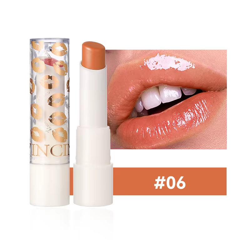 Vibrant Tinted Lip Glaze - Long-Lasting, Moisturizing, Waterproof Lipstick in 8 Stunning Shades - 05