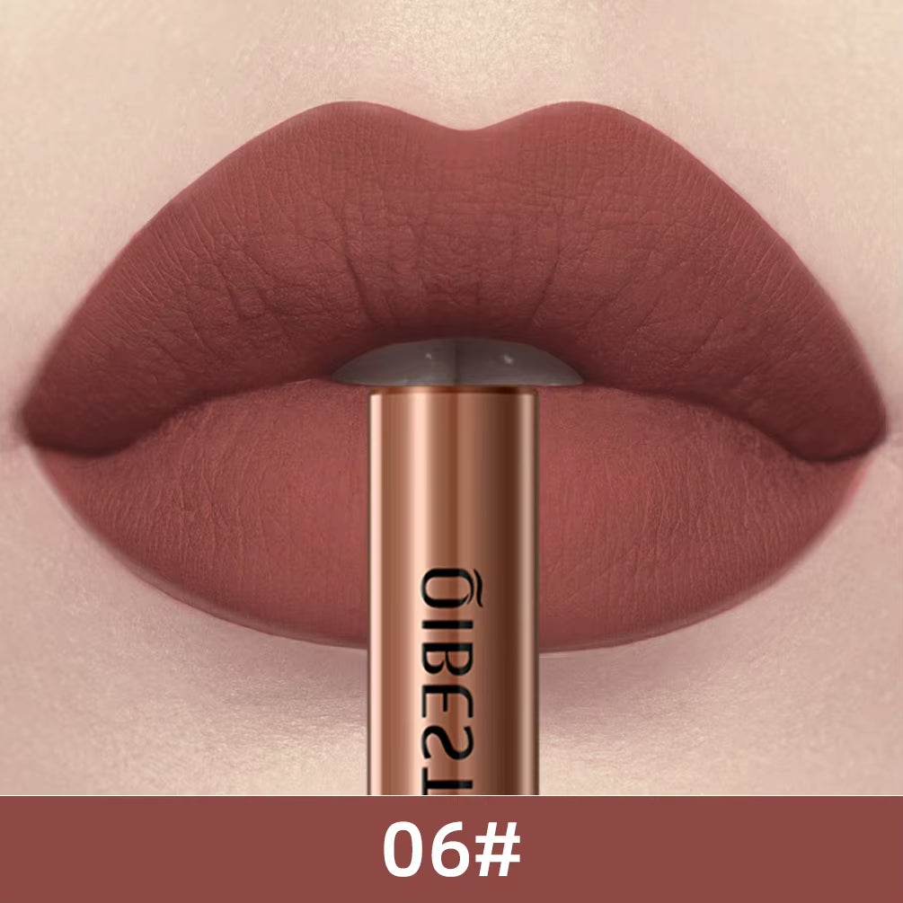 Long-Lasting Waterproof Matte Liquid Lipstick - Velvet Nude Red Tint Lip Gloss - Talin Store