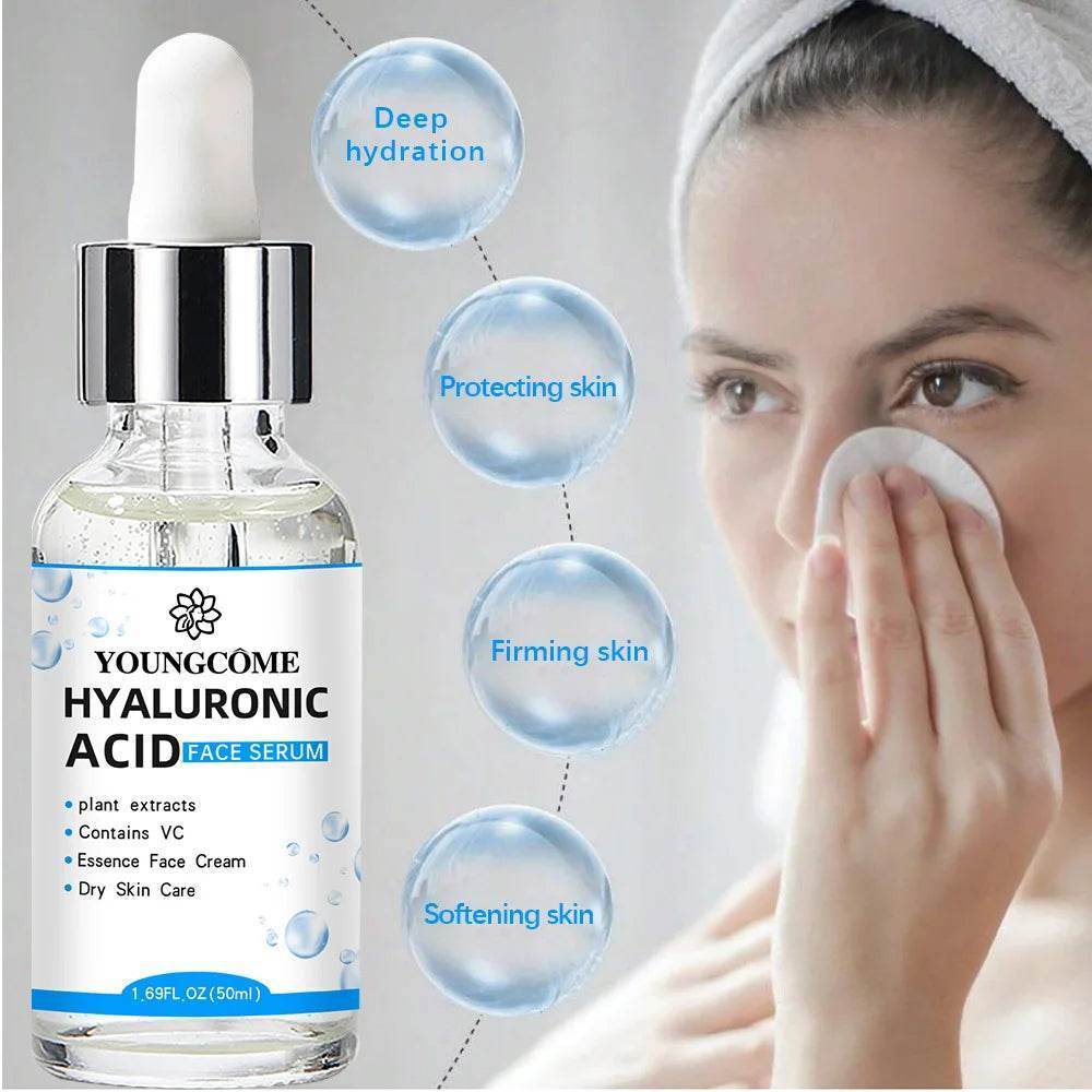 Hyaluronic Acid Facial Essence Deep Moisturizing Facial Skin Essence Korean Skin Care Products - Talin Store
