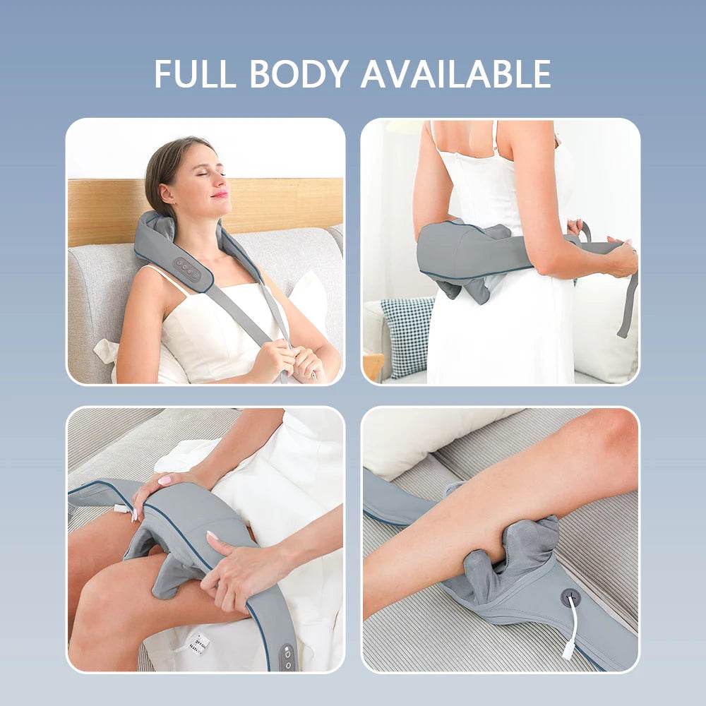 Ultimate Wireless Neck and Back Massager - Relaxing Shawl for Neck, Shoulder, and Trapezius Relief - Talin Store