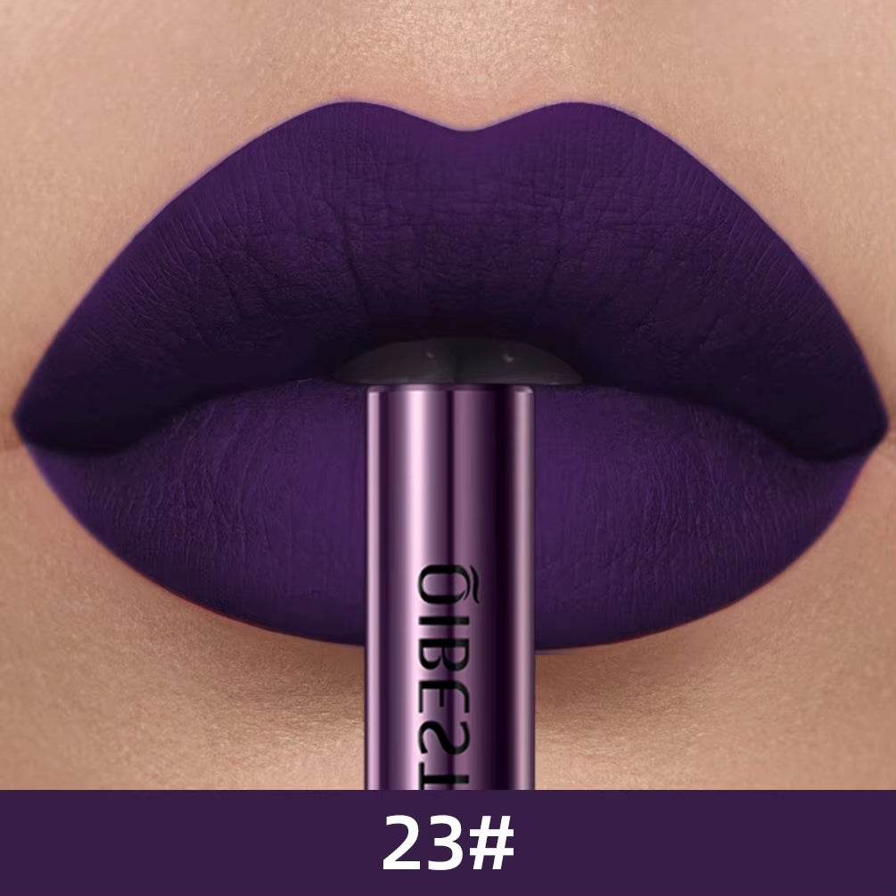 Long-Lasting Waterproof Matte Liquid Lipstick - Velvet Nude Red Tint Lip Gloss - Talin Store