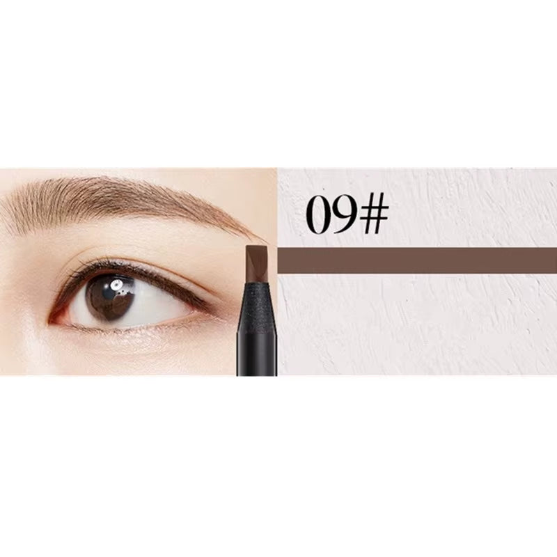 Hard Core Waterproof White Eyeliner - Long-Lasting Permanent Makeup Eyebrow Pencil for Makeup Artists