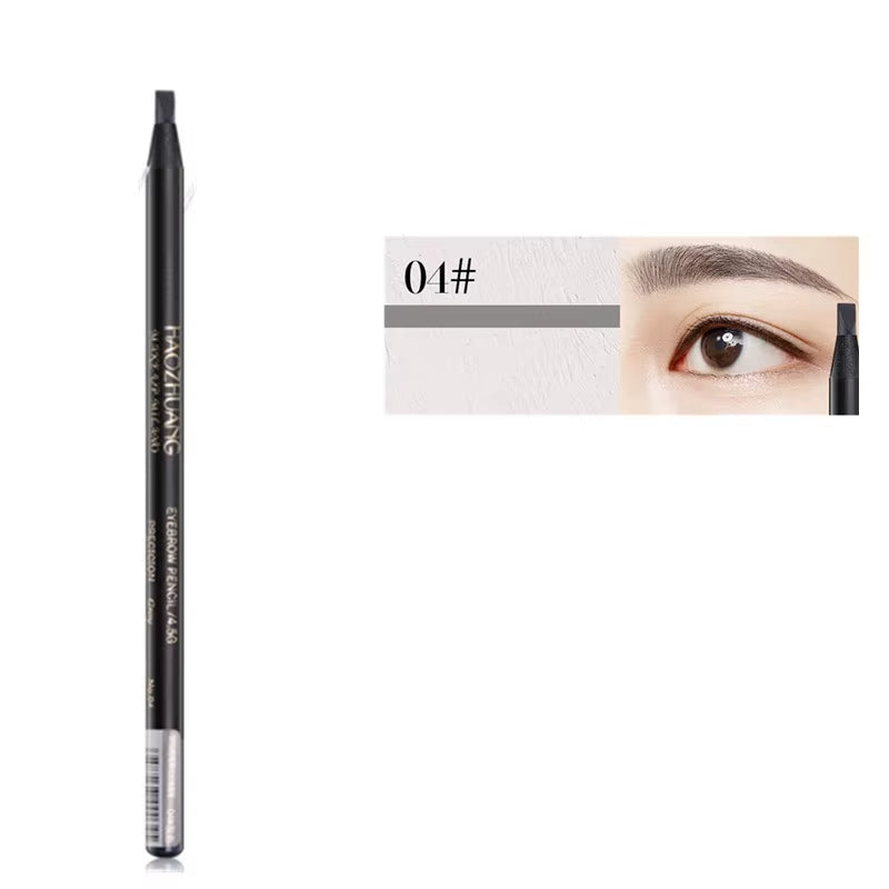 12PCS Waterproof White Eyebrow Pencil Set - Long-Lasting, Natural Eye Makeup for Perfectly Defined Brows - 09