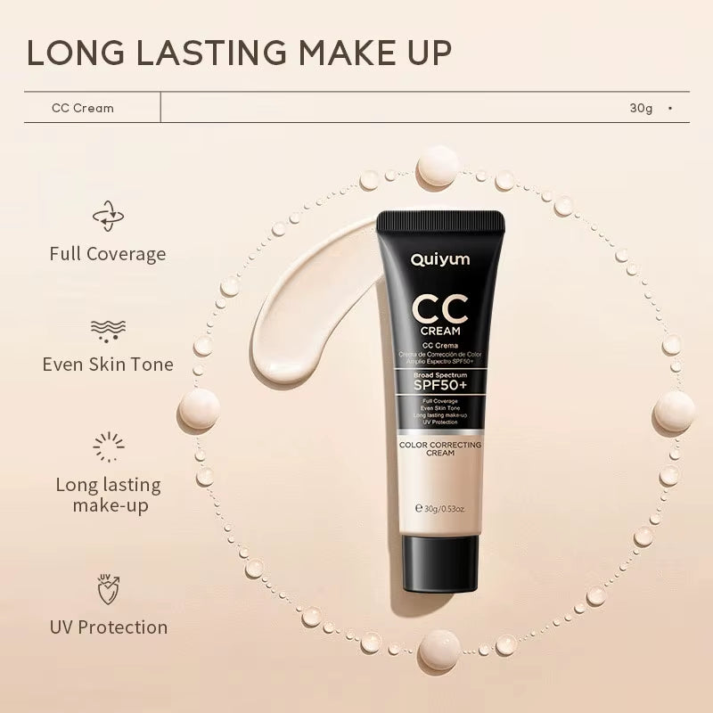 Ultimate CC Cream: Acne Coverage, Long-Lasting Wear & UV Protection for Flawless Skin - 240-Natural