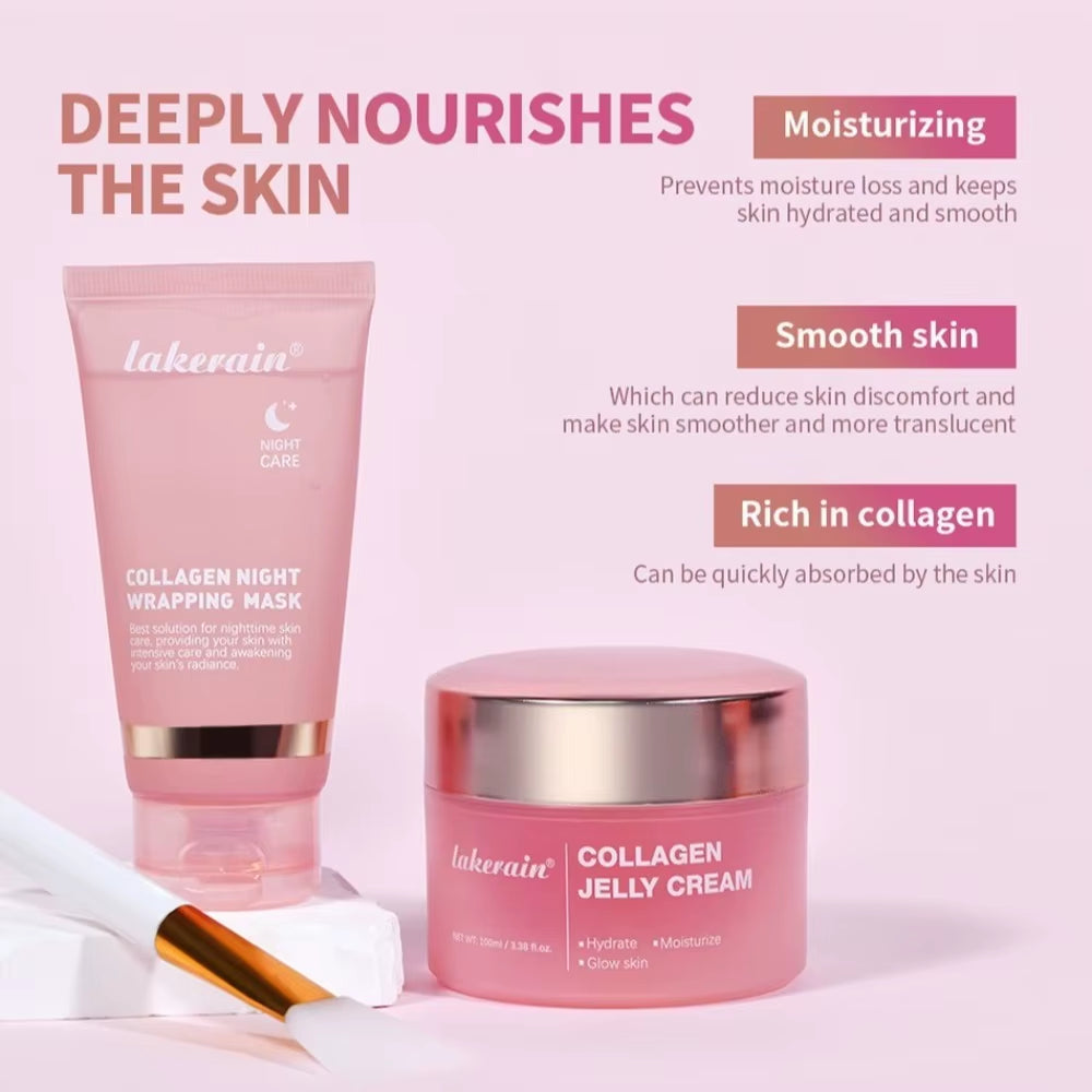 Revitalizing Brightening Peel-Off Facial Mask with Brush - Firm and Moisturize for Radiant Skin! - Style A