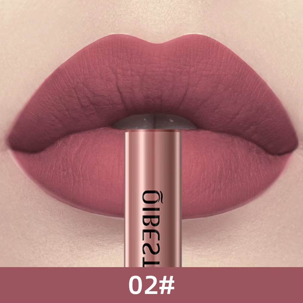 Long-Lasting Waterproof Matte Liquid Lipstick - Velvet Nude Red Tint Lip Gloss - Talin Store