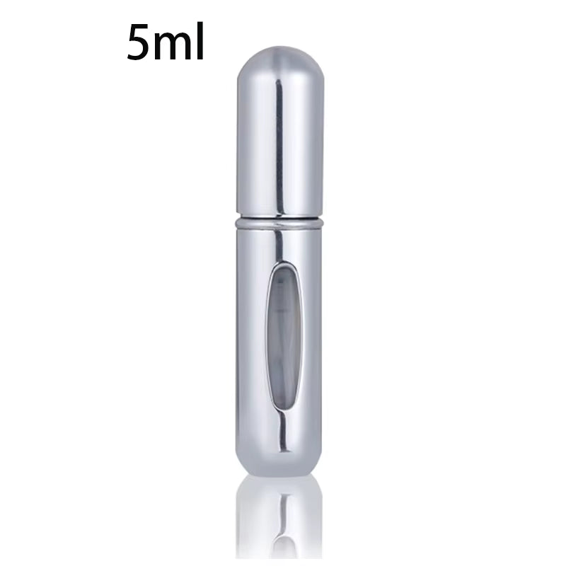 Travel-Friendly Refillable Mini Perfume Atomizer - Portable 5ml & 8ml Spray Bottles - 5Ml Matte Pink