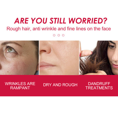 EELHOE Rosehip Facial Oil for Facial and Body Hydration, Nourishing Skin Care, Smooth Hair Care, and Massage Oil