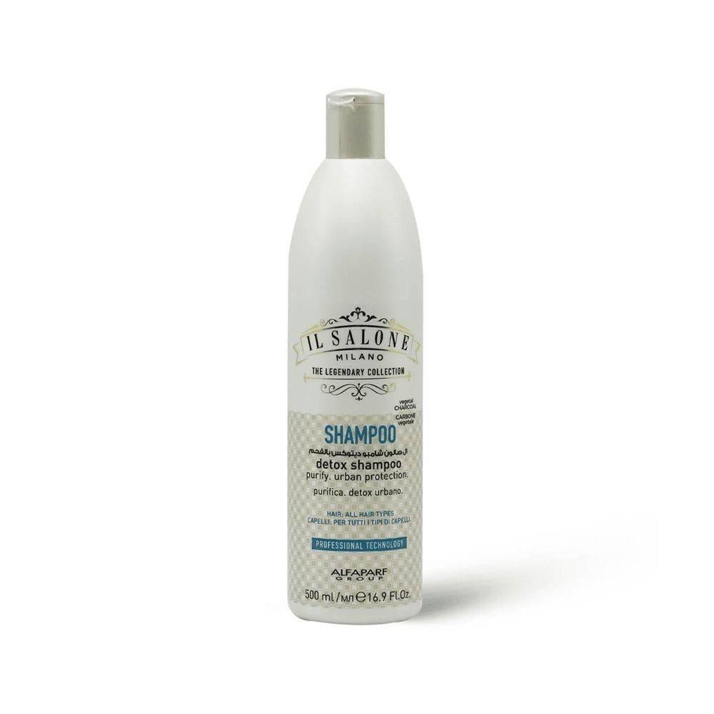 الفا بارف ال صالون شامبو ديتوكس بالفحم لجميع انواع الشعر - 500 مل - Talin Store