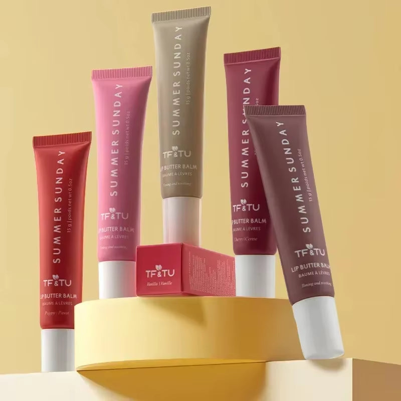 Hydrating Waterproof Lip Gloss - 6 Stunning Shades of Polypeptide Color & Butter Lipstick Enrichment - 02