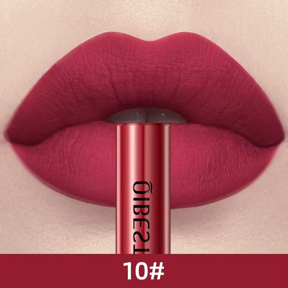Long-Lasting Waterproof Matte Liquid Lipstick - Velvet Nude Red Tint Lip Gloss - Talin Store