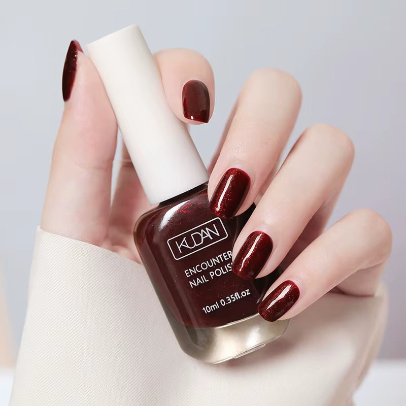 Quick Dry Water-Based Glitter Nail Polish - Vegan, Halal, Peel-Off - 10ml - 18