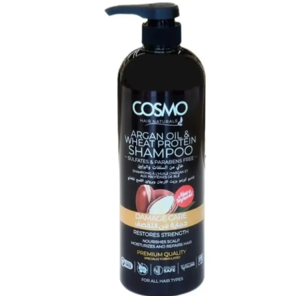 كوزمو شامبو بزيت الارجان وبرتين القمح 1000 مل - Talin Store