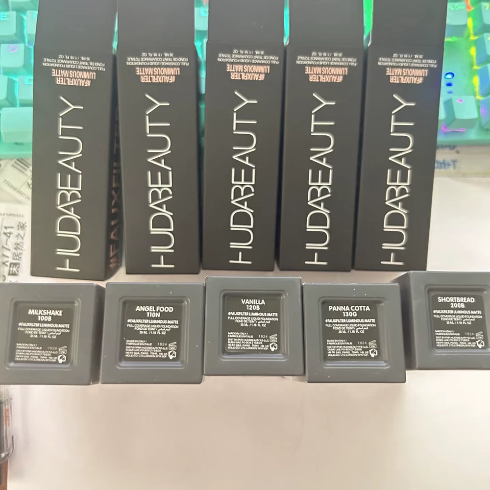 Fauxfilter Luminous Matte Foundation Liquid Foundation Moisturizing Make-Up Waterproof Long-Lasting Concealer Liquid Foundation