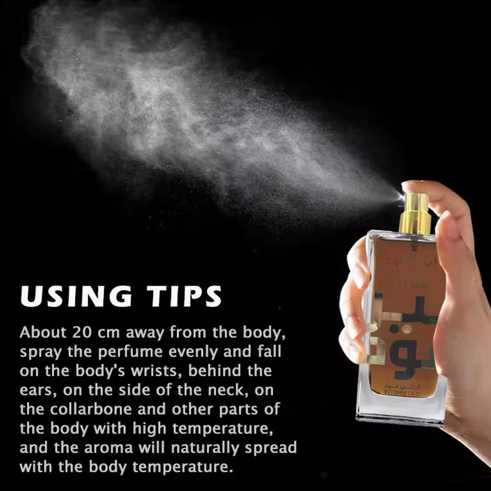 Essential Arab Men's Perfume - 100ml High Quality Long-lasting Cologne Spray, Perfect Birthday Gift!
