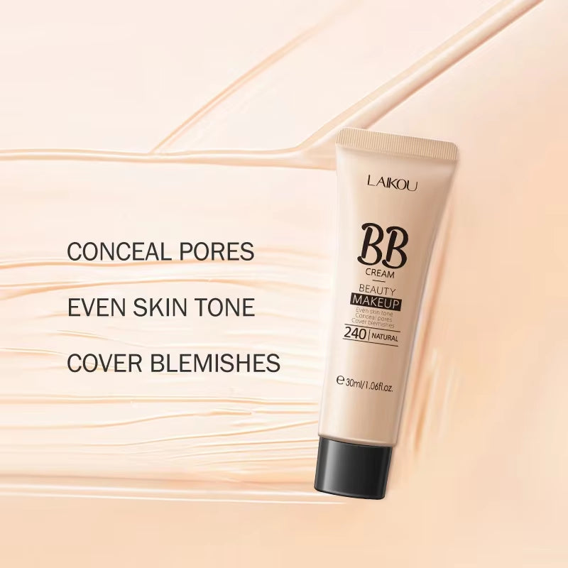 Ultimate All-in-One BB Cream: Oil-Control, Full Coverage, Waterproof & Long-Lasting Moisturizing Foundation - 110 Ivory