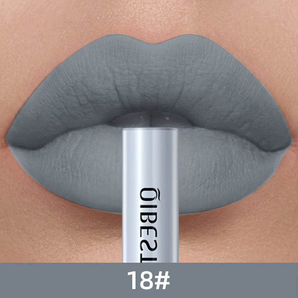 Long-Lasting Waterproof Matte Liquid Lipstick - Velvet Nude Red Tint Lip Gloss - Talin Store