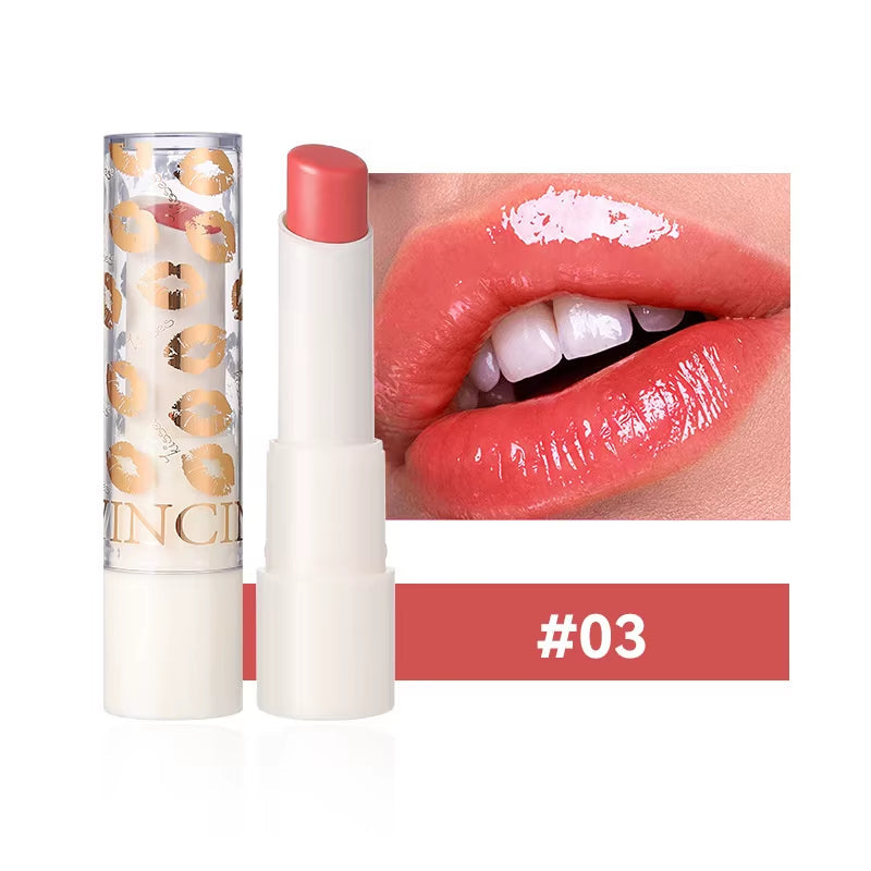 Vibrant Tinted Lip Glaze - Long-Lasting, Moisturizing, Waterproof Lipstick in 8 Stunning Shades - 05