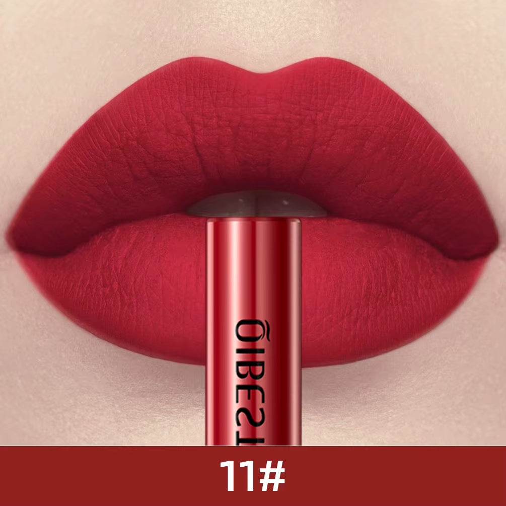 Long-Lasting Waterproof Matte Liquid Lipstick - Velvet Nude Red Tint Lip Gloss - Talin Store