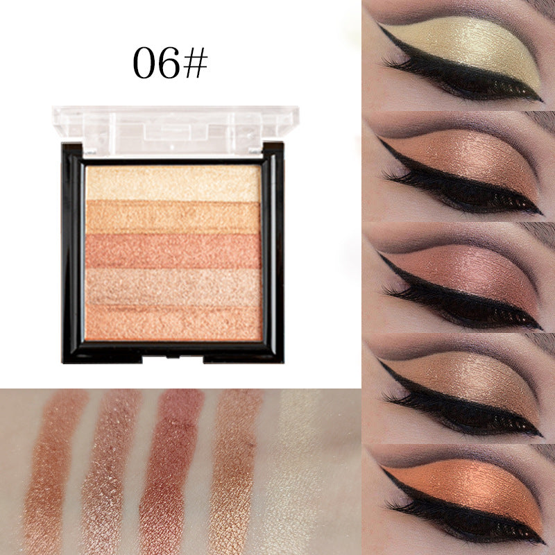 Highlight Eye Shadow Plate Three-Dimensional Brightening and Repairing - 12G / 03 Style