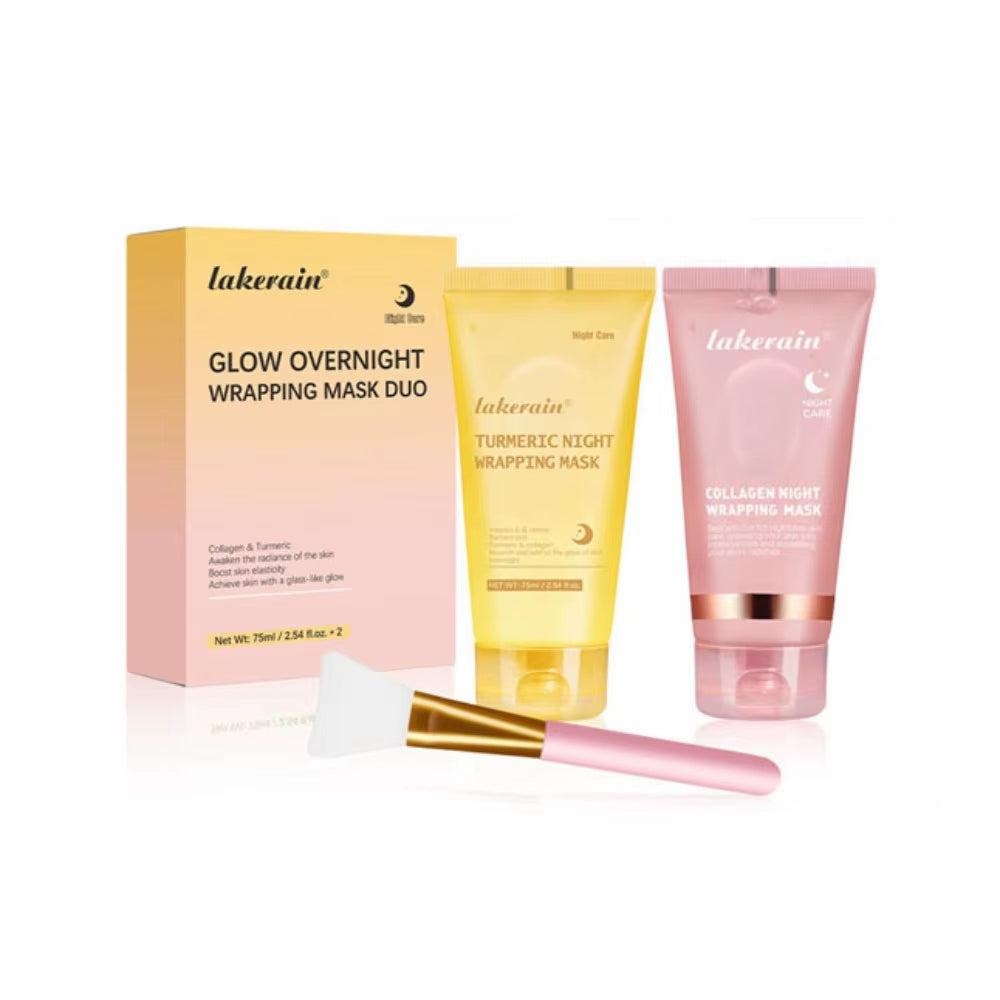 Revitalizing Brightening Peel-Off Facial Mask with Brush - Firm and Moisturize for Radiant Skin! - Style A