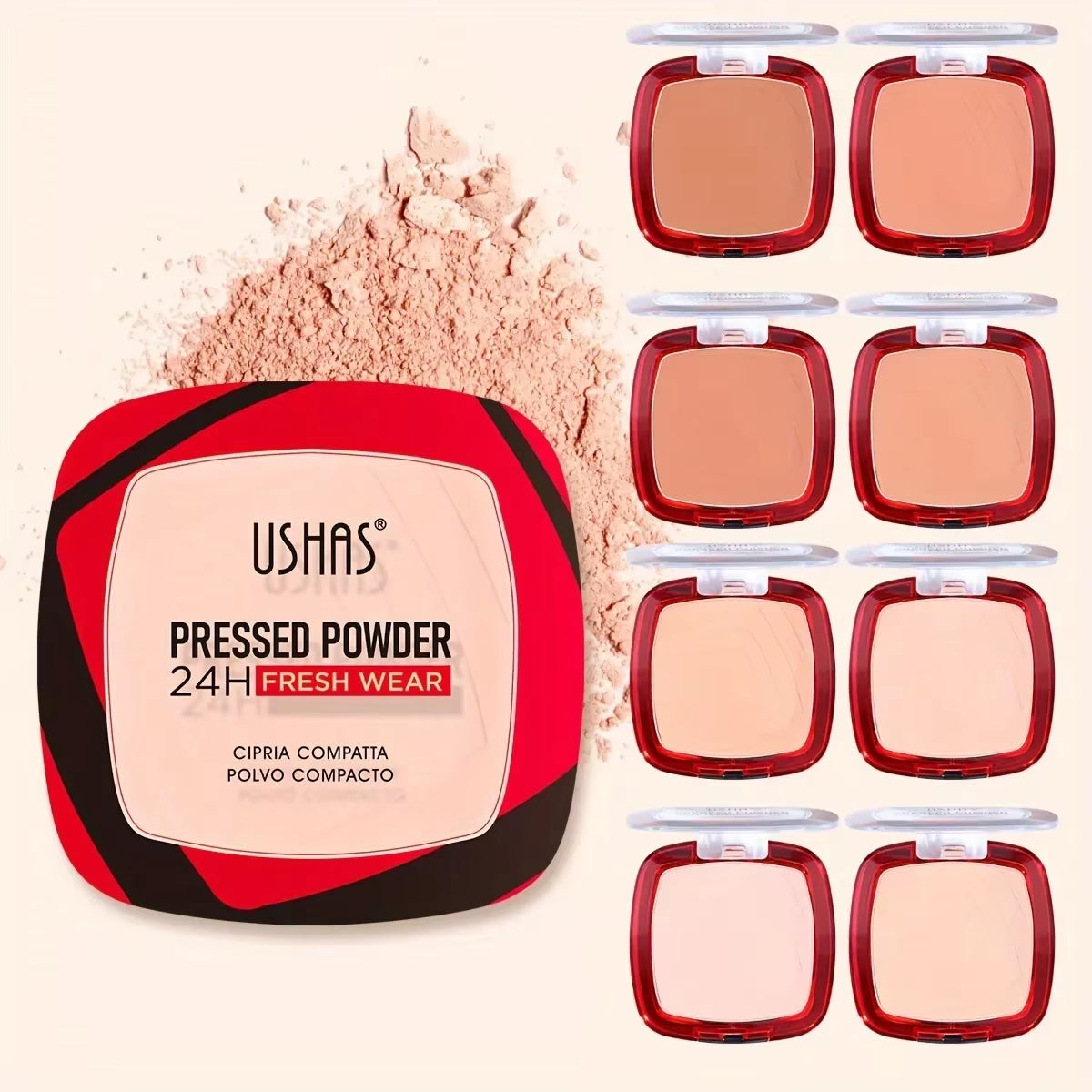 Ultimate Oil Control Setting Powder - Waterproof, Poreless, and Long-Lasting Matte Formula - 08