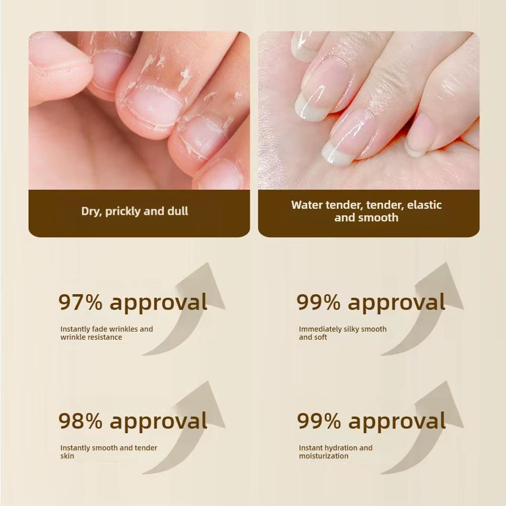 Revitalizing Bone Collagen Hand Cream - Anti-Wrinkle, Moisturizing & Long-Lasting Fragrance for Soft, Tender Skin