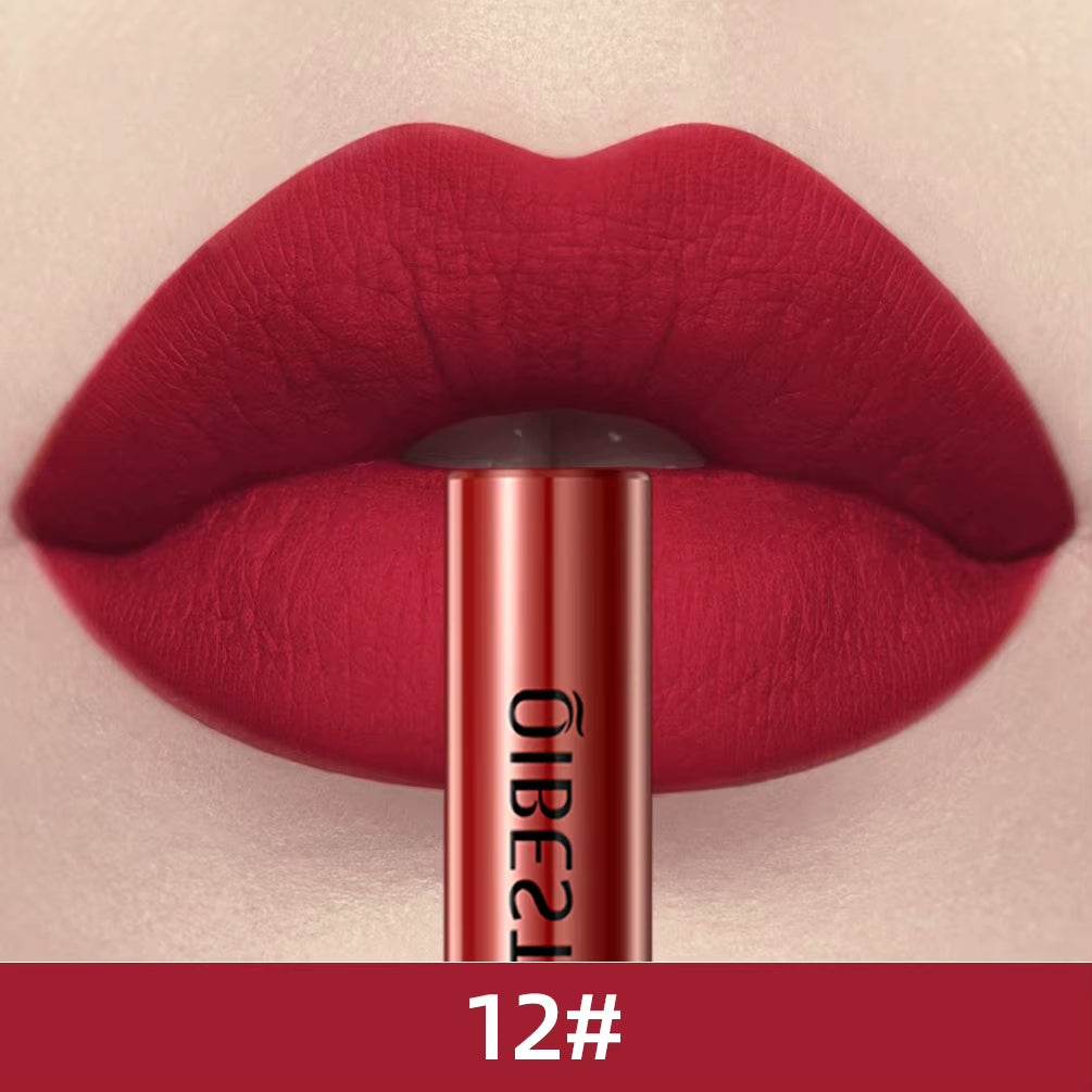 Long-Lasting Waterproof Matte Liquid Lipstick - Velvet Nude Red Tint Lip Gloss - Talin Store